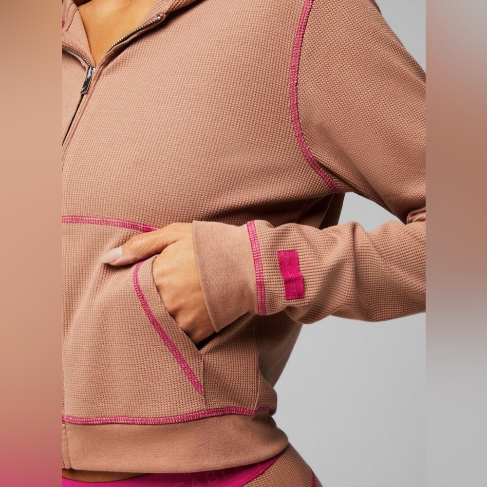 Fabletics Waffle Hoodie size small new
